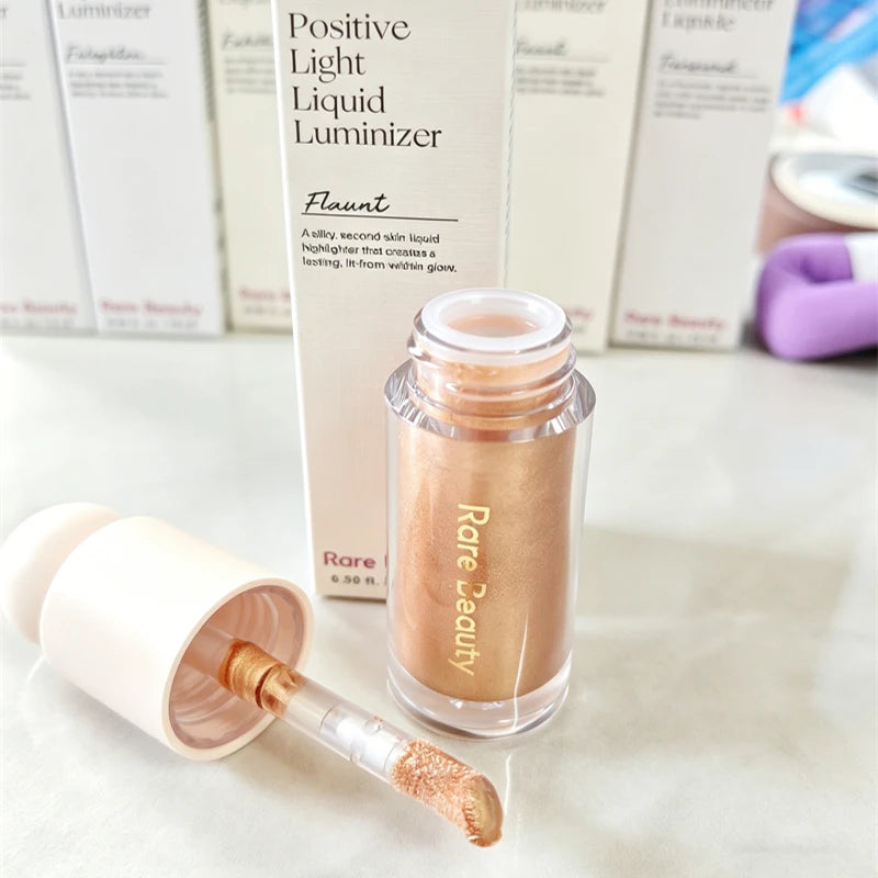 Stick Maquillage 3-en-1 — Contour, Blush & Highlighter Liquide, Fini Naturel & Waterproof