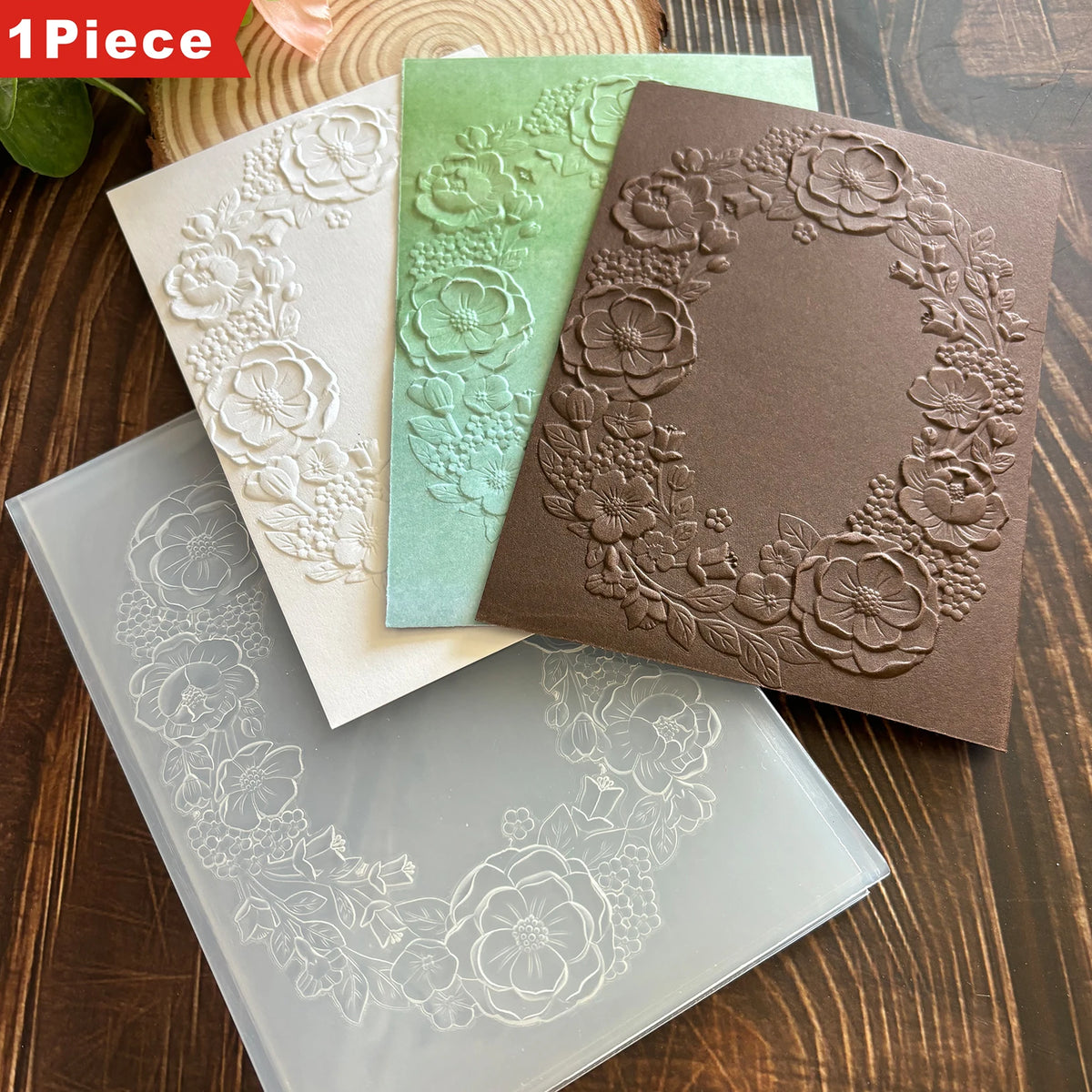 BotanicalBloom™ — Dossier d’Embossage 3D Floral pour Créations & Scrapbooking