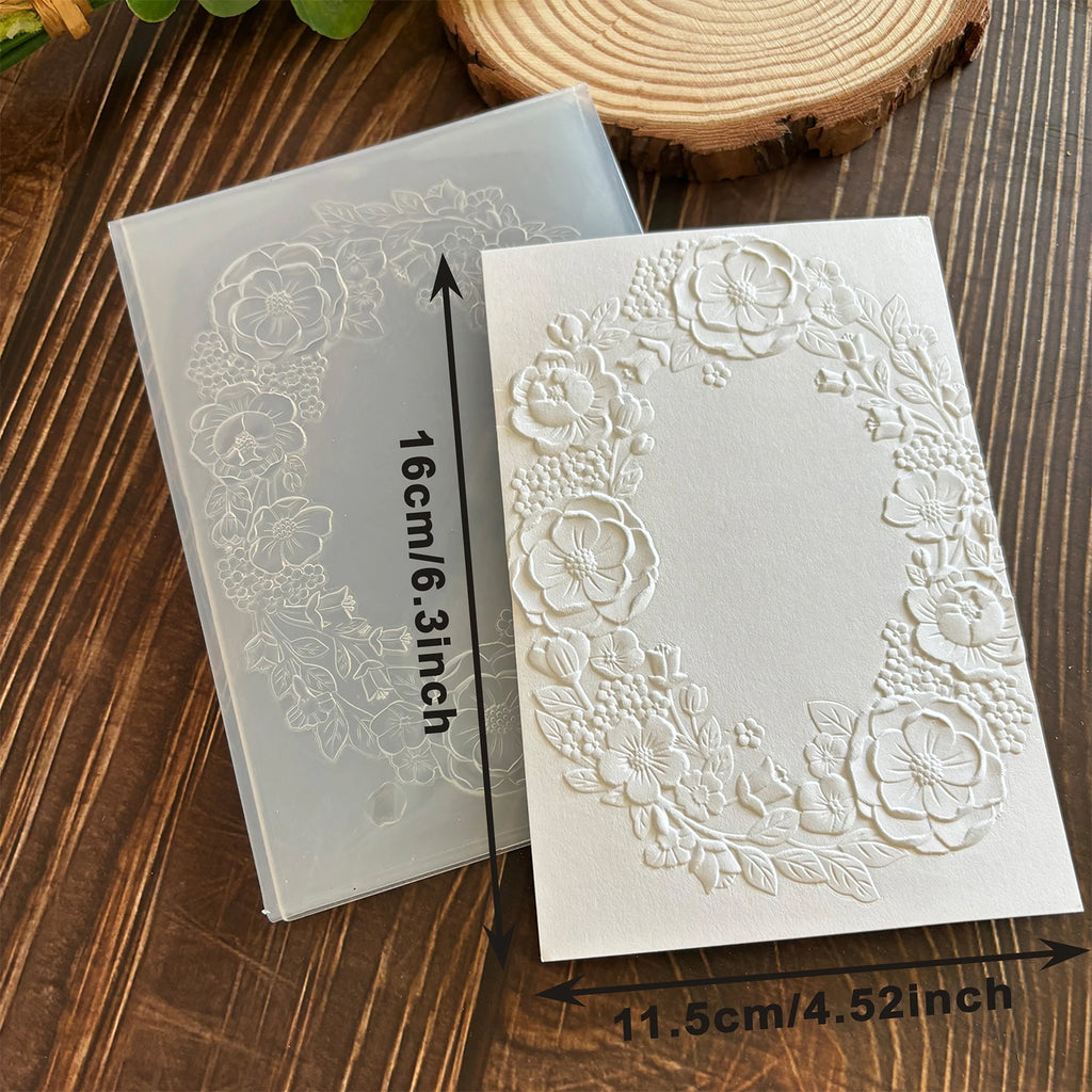 BotanicalBloom™ — Dossier d’Embossage 3D Floral pour Créations & Scrapbooking