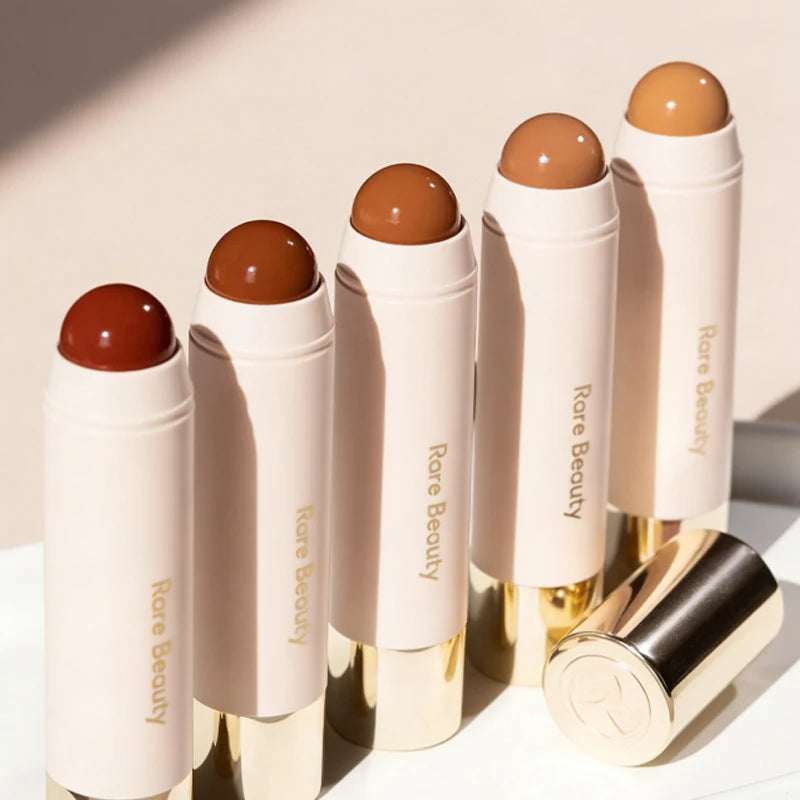 Stick Maquillage 3-en-1 — Contour, Blush & Highlighter Liquide, Fini Naturel & Waterproof